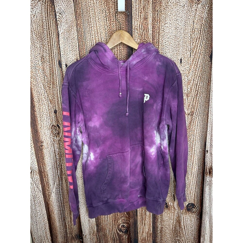 Primitive Dragon Ball Z SUPER GOKU Purple Tie-Dye Hoodie Mens Large Sweatshirt